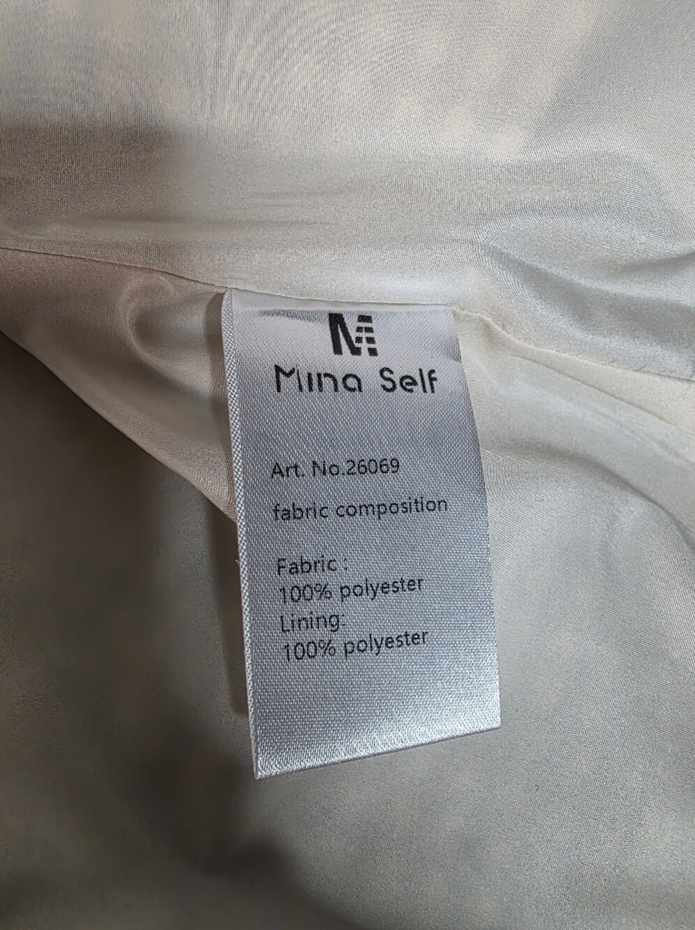 NWOT Mina Self Y2K Blazer Vest in Brown and Cream sz Large - Picture 7 of 9